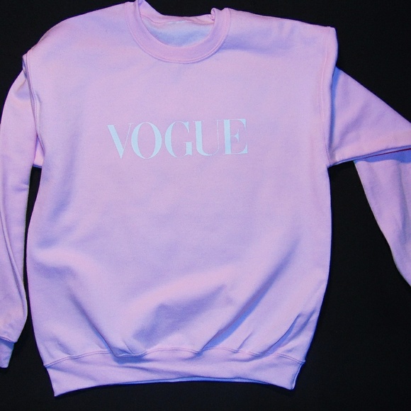 NWT Forever 21 Pink Vogue crewneck sweater - Picture 4 of 5
